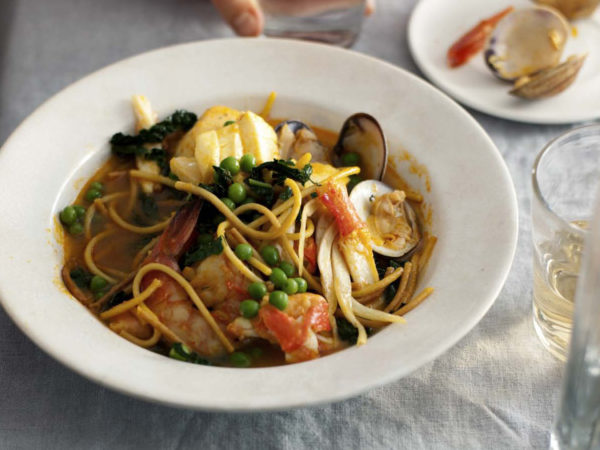 Seafood Fideo | Recipes | Dr. Weil's Healthy Kitchen