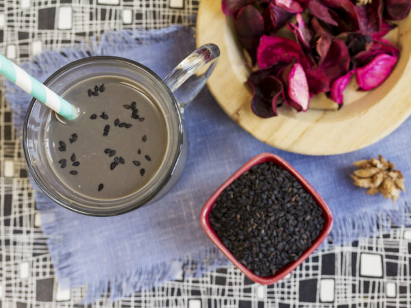 Black Sesame Smoothie | Recipes | Dr. Weil's Healthy Kitchen