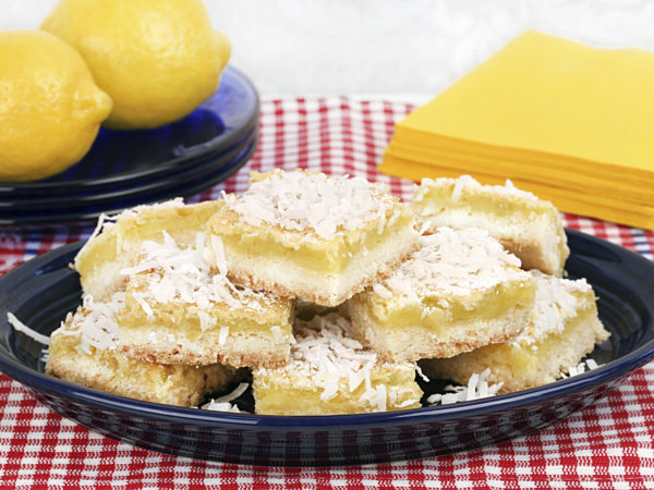 Coconut-Lemon Bars | Recipes | Dr. Weil's Healthy Kitchen