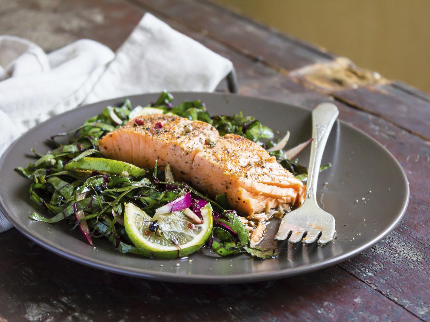 Hot & Sour Salmon With Greens Recipes Dr. Weil's Healthy Kitchen