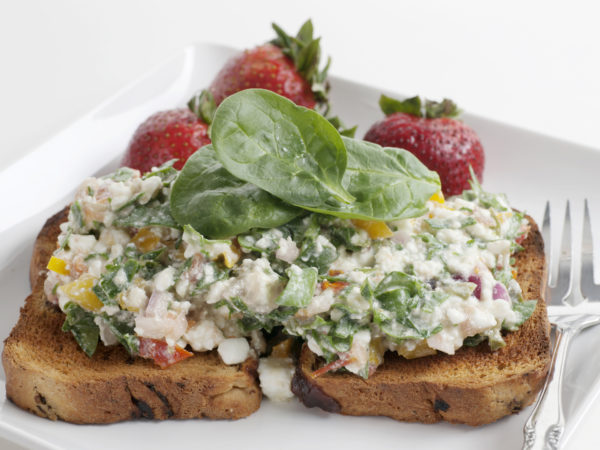 Spinach Toasts | Recipes | Dr. Weil's Healthy Kitchen