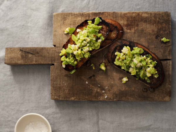 Fava Bean Bruschetta | Recipes | Dr. Weil's Healthy Kitchen